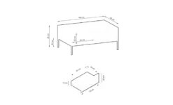 Selsey Couchtisch mit Schublade Vellore