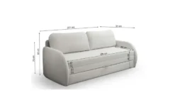 Selsey Einzelsofa mit Schlaffunktion Diego