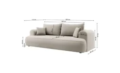 Selsey Einzelsofa mit Schlaffunktion Ovo