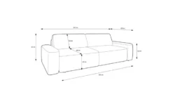 Selsey Einzelsofa mit Schlaffunktion Baleo