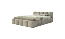 Selsey Polsterbett in Velours Cloudy Low