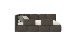 Selsey Polsterliege mit Matratze und Rausfallschutz Cloudy
