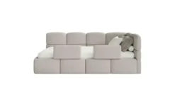 Selsey Polsterliege mit Rausfallschutz Cloudy