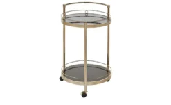 Servierwagen goldfarben Oro