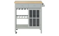 Servierwagen in Landhaus-Optik Butcher
