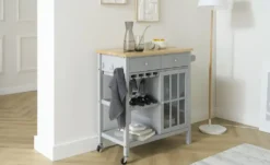 Servierwagen in Landhaus-Optik Butcher
