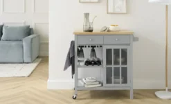 Servierwagen in Landhaus-Optik Butcher