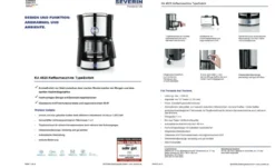 SEVERIN Kaffeeautomat KA 4825