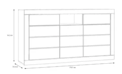 Sideboard Push-to-Open Komili