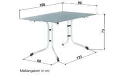 Sieger Boulevard Klapptisch