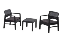 Siena Garden Gartenmöbel 3er-Set Kraka