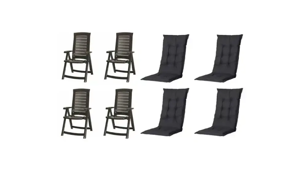 Siena Garden Gartensessel 8er-Set Aruba