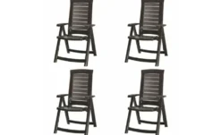 Siena Garden Klappsessel 4er-Set Aruba