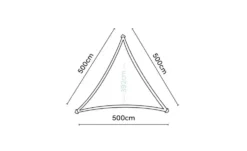 Siena Garden Sonnensegel 3-Eck Dreamsail