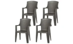Siena Garden Stapelsessel 4er-Set Eden