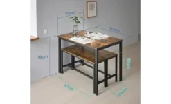 Sitzgruppe 3-er Set Vasagle