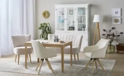 smart Ausziehbarer Esstisch Magnus aus Kernbuche