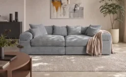 smart Big Sofa in modernem Cord Lianea