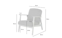 smart Sessel Petrol - Stoff Rada