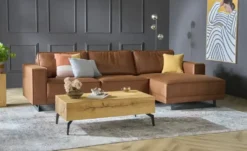 SOHO Ecksofa aus recyceltem Leder Sanja