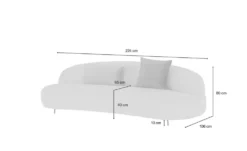 SOHO Sofa, 3-sitzig Ariane