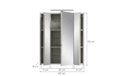 Spiegelschrank mit Beleuchtung