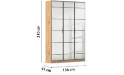 Spiegelschrank mit Einlegeböden Acero