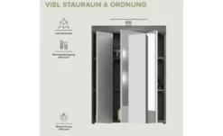 Spiegelschrank SCHLOONSEE, Breite 60cm, inkl. Beleuchtung, 3 Spiegeltüren, 9 Fächer in verschiedenen Farben erhältlich, Badmöbel, Spiegel, Badschrank, Bad Schloonsee