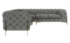 S-STYLE Chesterfield Ecksofa Natalie