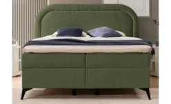 S-STYLE Boxbett mit Bettkasten, Bouclé-Stoff Sonna