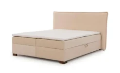 S-STYLE Boxbett mit Bettkasten, Strukturstoff mit Cordoptik, H3 Lovetti