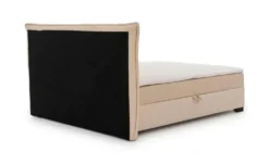 S-STYLE Boxbett mit Bettkasten, Strukturstoff mit Cordoptik, H3 Lovetti