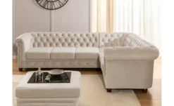 S-STYLE Chesterfield Ecksofa Cleo Blink