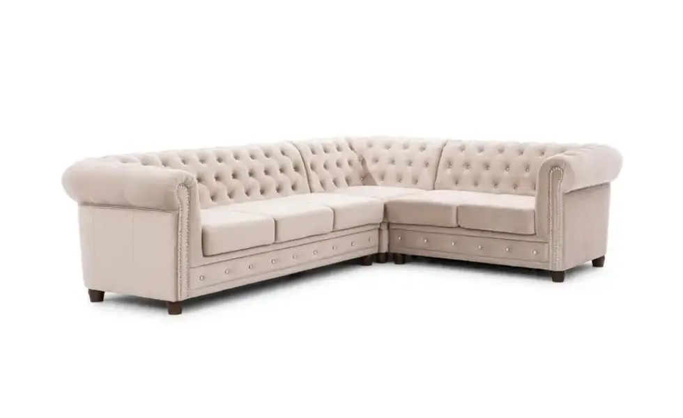 S-STYLE Chesterfield Ecksofa Cleo Blink