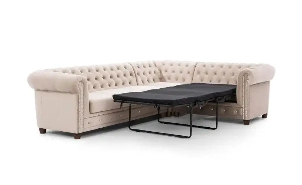 S-STYLE Chesterfield Ecksofa Cleo Blink