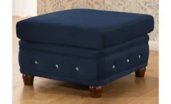 S-STYLE Chesterfield Hocker Cleo Blink