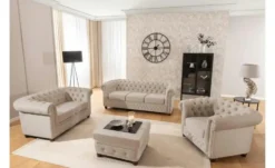 S-STYLE Chesterfield Polstergarnitur 3+2+1 Cleo Blink