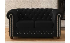 S-STYLE Chesterfield Polstergarnitur 2+1 Cleo Blink