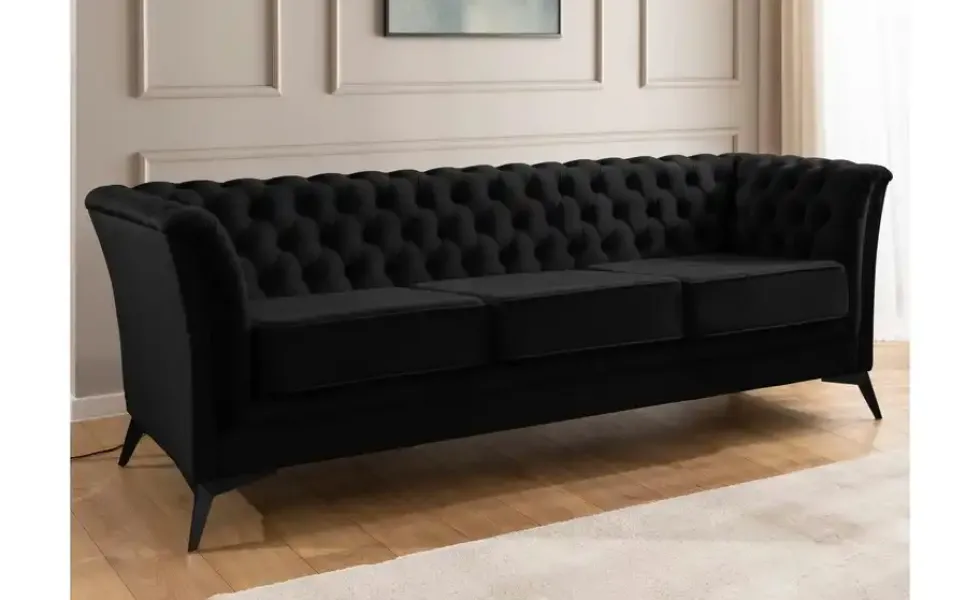 S-STYLE Chesterfield Polstergarnitur 3+1 Wilhelm