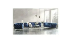 S-STYLE Chesterfield Polstergarnitur 3+2+1 Natalie