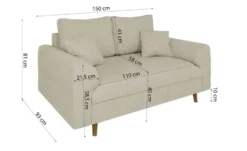 S-STYLE Einzelsofa Maya