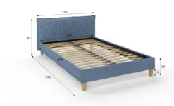 S-STYLE Polsterbett Gabriella