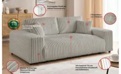 S-STYLE Polstergarnitur 2er-Set Mollis