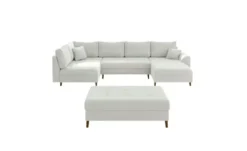 S-STYLE Wohnlandschaft mit Hocker Lars