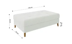 S-STYLE Wohnlandschaft mit Hocker Lars