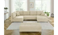 S-STYLE Wohnlandschaft mit Hocker Trygve