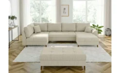 S-STYLE Wohnlandschaft mit Hocker Maya