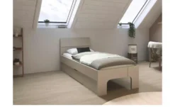 Stauraumbett in beige Frieda