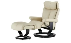 Stressless Relaxsessel mit Hocker Leder Magic M