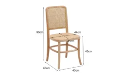 Stuhl 2er-Set Caracas